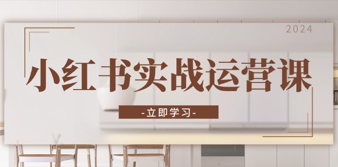 小红书实战运营课：从开通店铺到直播话术，打造爆款笔记与高效直播-精品虚拟资源库
