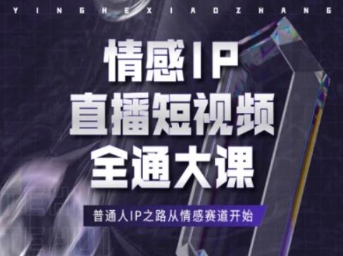 情感IP直播短视频全通大课，普通人IP之路从情感赛道开始-精品虚拟资源库