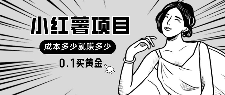 小红薯暴力项目，0.1买黄金。操作简单，日入无上限，可无限扩大。-精品虚拟资源库