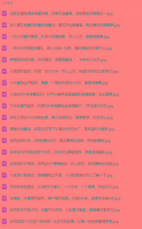 图片[2]-(9607期)真实有效391套商业模式，年入几十到几百万案例解析(电子书+视频+图文)-精品虚拟资源库
