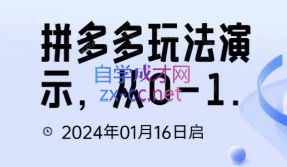 吴老师·拼多多从选品到截流到付费的玩法技巧-精品虚拟资源库