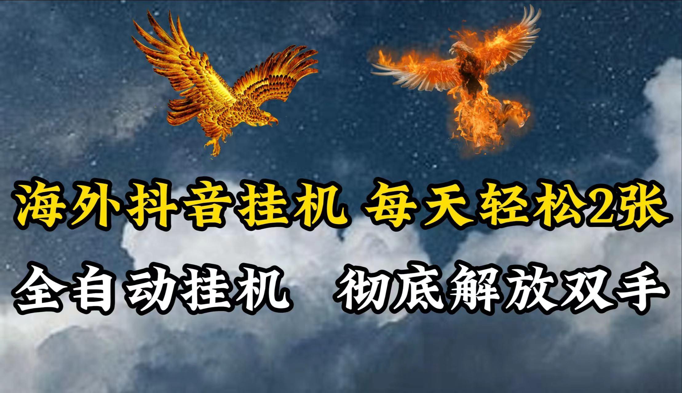 海外抖音挂机，每天轻松2张，全自动挂机，彻底解放双手！-精品虚拟资源库