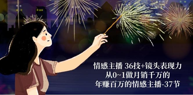 情感主播 36技+镜头表现力：从0~1做月销千万的，年赚百万的情感主播-37节-精品虚拟资源库