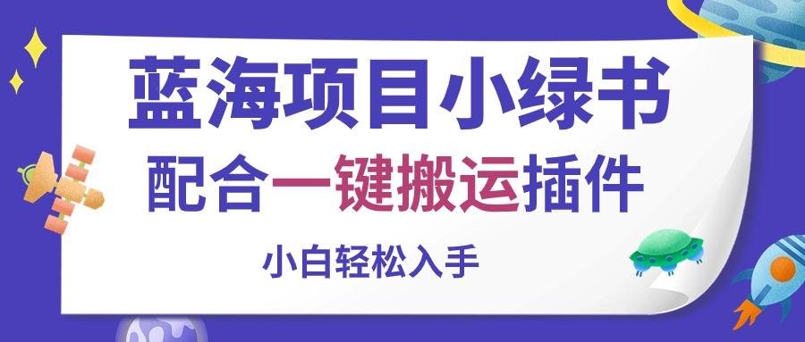 蓝海项目小绿书，配合一键搬运插件，小白轻松入手-精品虚拟资源库
