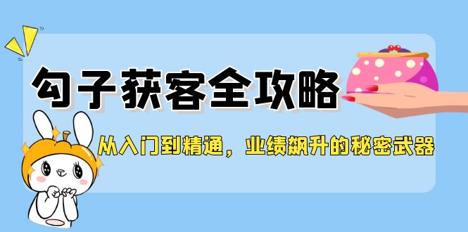 从入门到精通，勾子获客全攻略，业绩飙升的秘密武器-精品虚拟资源库