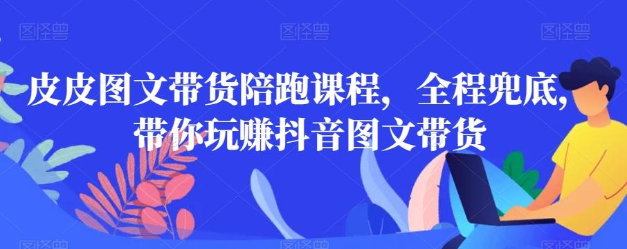 皮皮图文带货陪跑课程，全程兜底，带你玩赚抖音图文带货-精品虚拟资源库