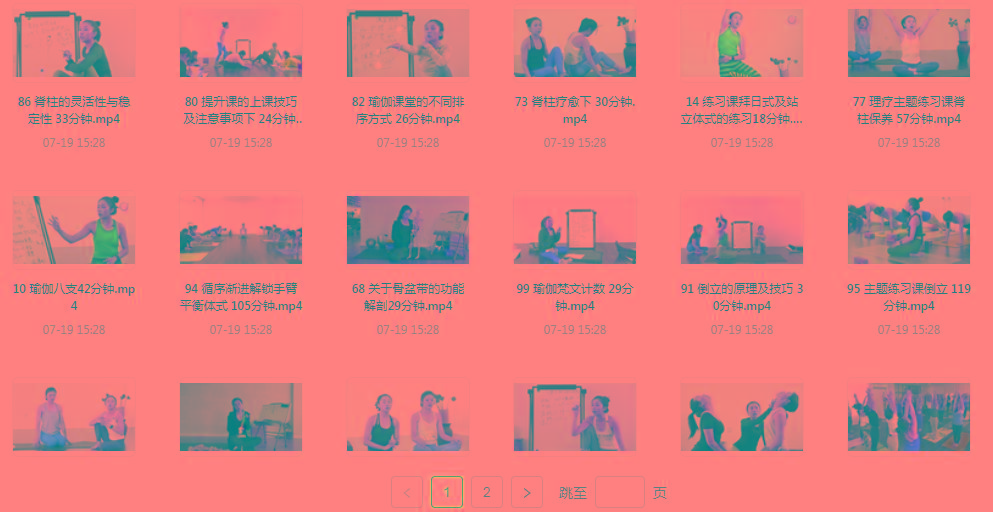 初、中、高级瑜伽课程-精品虚拟资源库