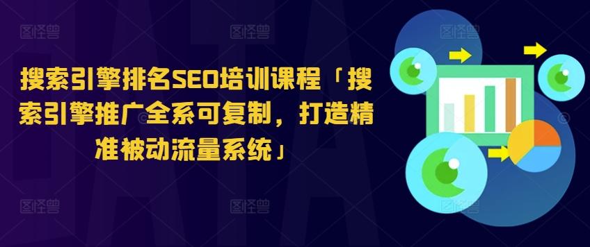 搜索引擎排名SEO培训课程「搜索引擎推广全系可复制，打造精准被动流量系统」-精品虚拟资源库