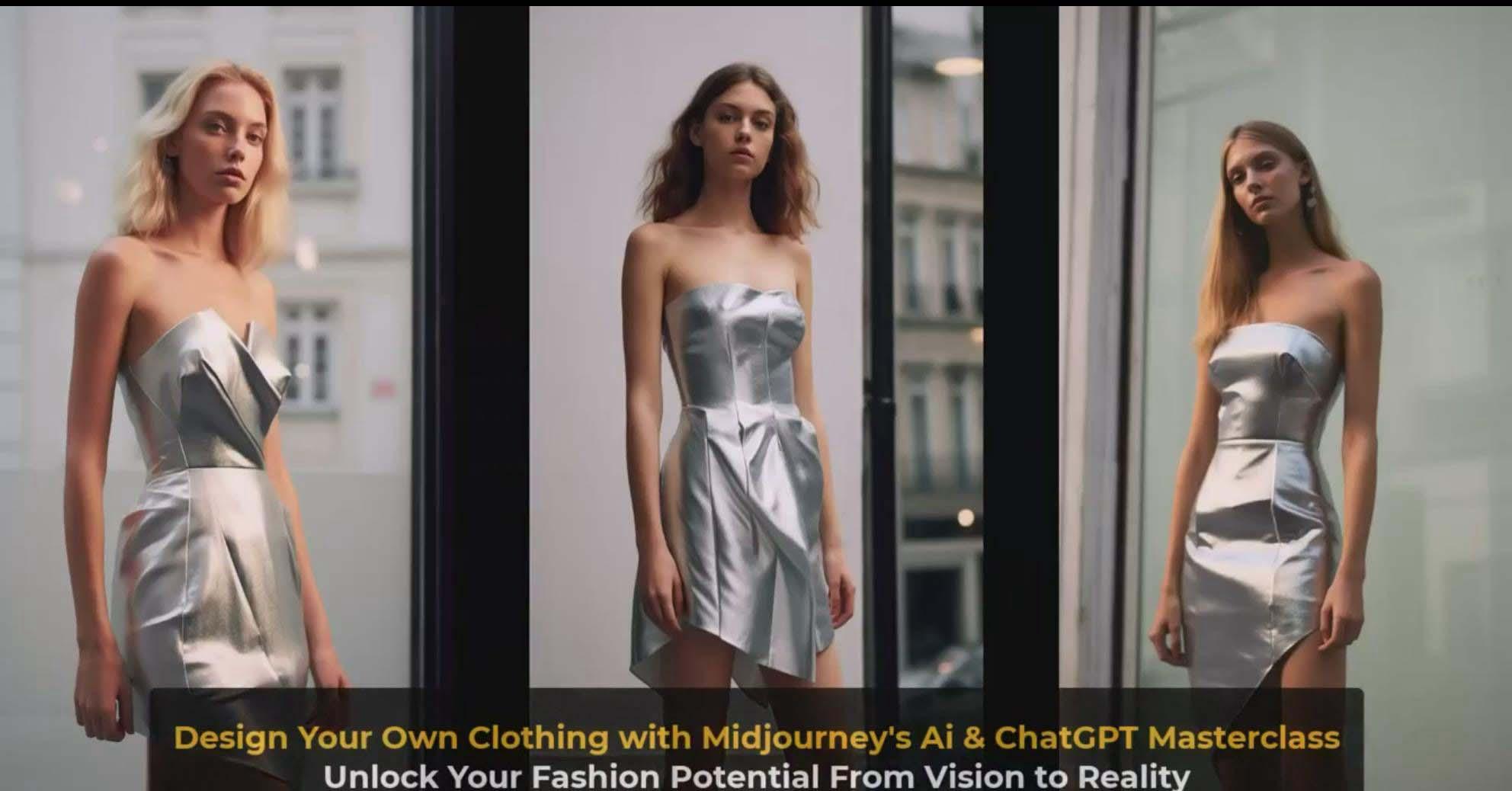图片[8]-利用 Midjourneys Ai 人工智能设计自己的服装AI大师班-10节课-中英字幕-精品虚拟资源库