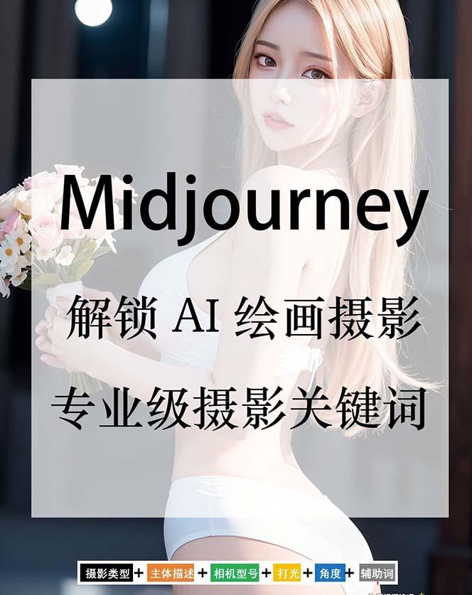 Midjourney关键词-解锁AI绘画专业级人工智能摄影关键词表-精品虚拟资源库