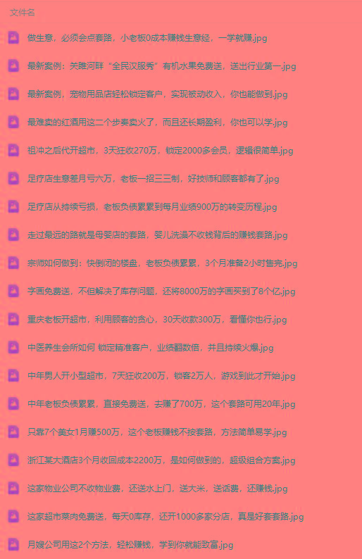 图片[3]-(9607期)真实有效391套商业模式，年入几十到几百万案例解析(电子书+视频+图文)-精品虚拟资源库