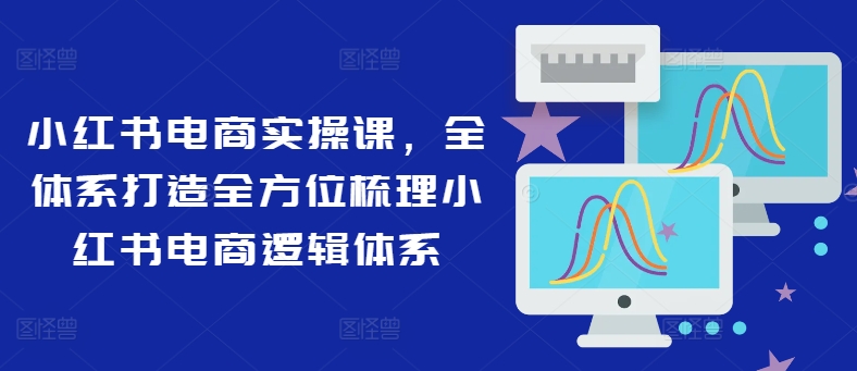 小红书电商实操课，全体系打造全方位梳理小红书电商逻辑体系-精品虚拟资源库