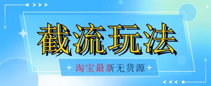 首发价值2980最新淘宝无货源不开车自然流超低成本截流玩法日入300+【揭秘】【1016更新】-精品虚拟资源库