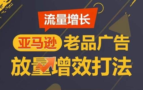 流量增长 亚马逊老品广告放量增效打法，短期内广告销量翻倍-精品虚拟资源库