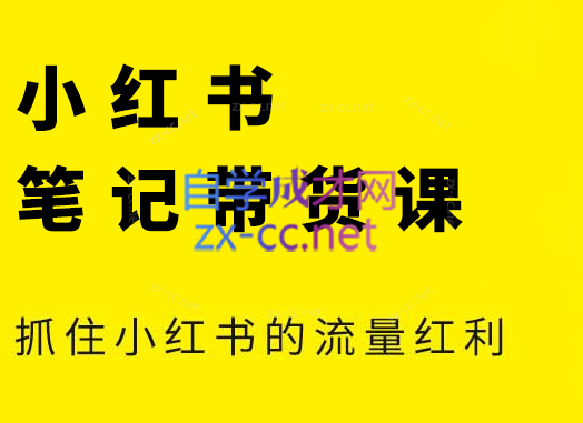 张宾·小红书笔记带货课(更新9月)-精品虚拟资源库