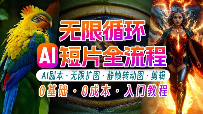 AI剪辑无限循环画面：新手轻松月入上万的秘技【揭秘】-精品虚拟资源库