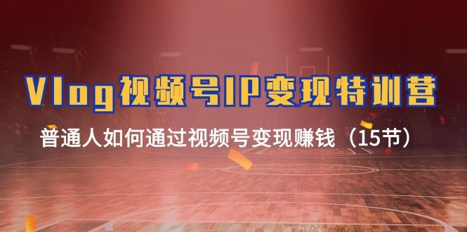 Vlog 视频号IP变现特训营，普通人如何通过视频号变现赚钱(15节-精品虚拟资源库