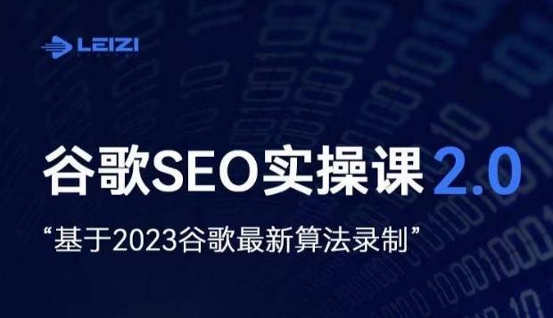 雷子·谷歌SEO 2.0实战课，独立站询盘自由必备，基于2023谷歌最新算法录制-精品虚拟资源库