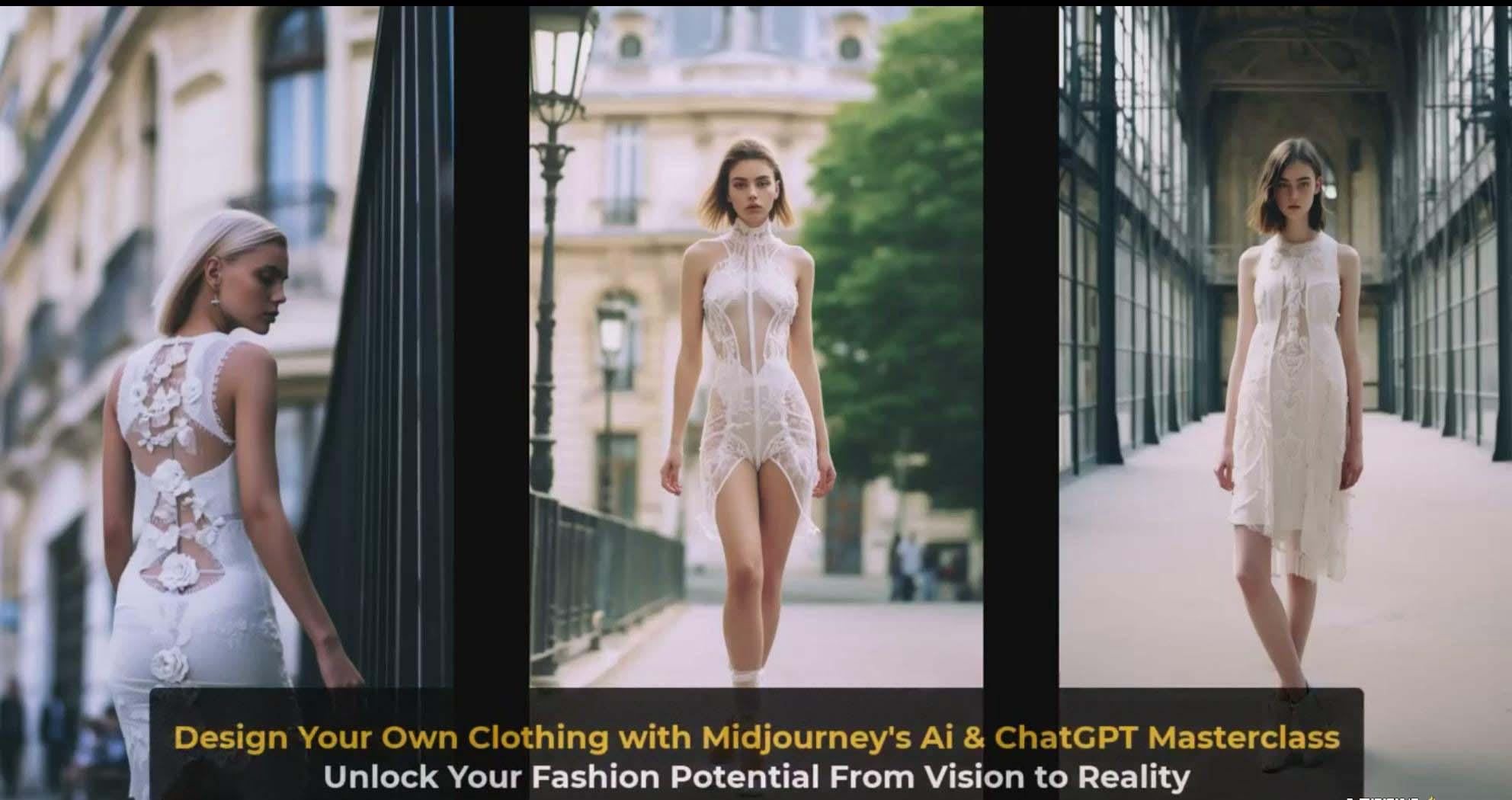 图片[4]-利用 Midjourneys Ai 人工智能设计自己的服装AI大师班-10节课-中英字幕-精品虚拟资源库