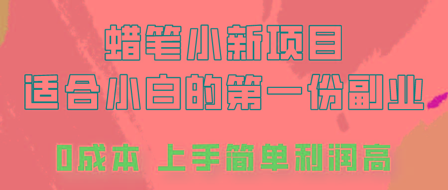 蜡笔小新项目拆解，0投入，0成本，小白一个月也能多赚3000+-精品虚拟资源库