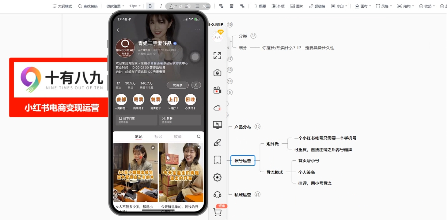 十有八九学院·新手如何从0-1玩转红薯店铺-精品虚拟资源库