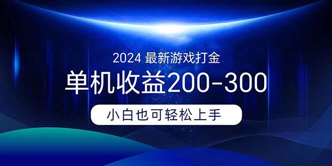 2024最新游戏打金单机收益200-300-精品虚拟资源库